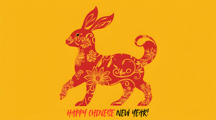 Obraz premium Happy Chinese New Year Poster/ Greeting Card 