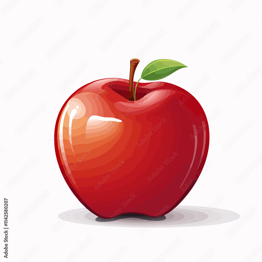 Canvas Prints apple icon vector illustration for multimedia design projects