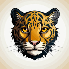 Jaguar cute vector illustration