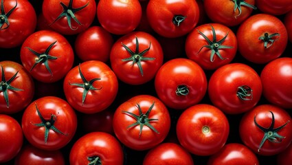 Fresh tomatoes on the counter