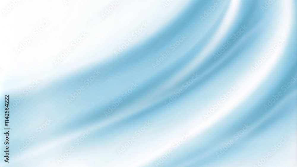 Poster abstract smooth blue white curve background. blurred light curved. elegant shiny liquid texture. mod