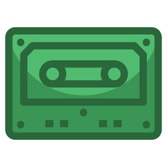 Obraz premium Tape Cassette Icon For Design Element