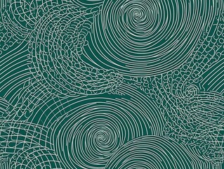 Fototapeta premium Abstract Swirling Lines and Circular Patterns Design