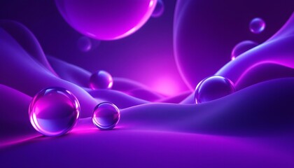 Abstract soap bubble on a blue background, bubble in the air, clear glass texture, pastel colors. The realistic group of bubbles on a bright blue background. Glowing ice bubbles in close-up