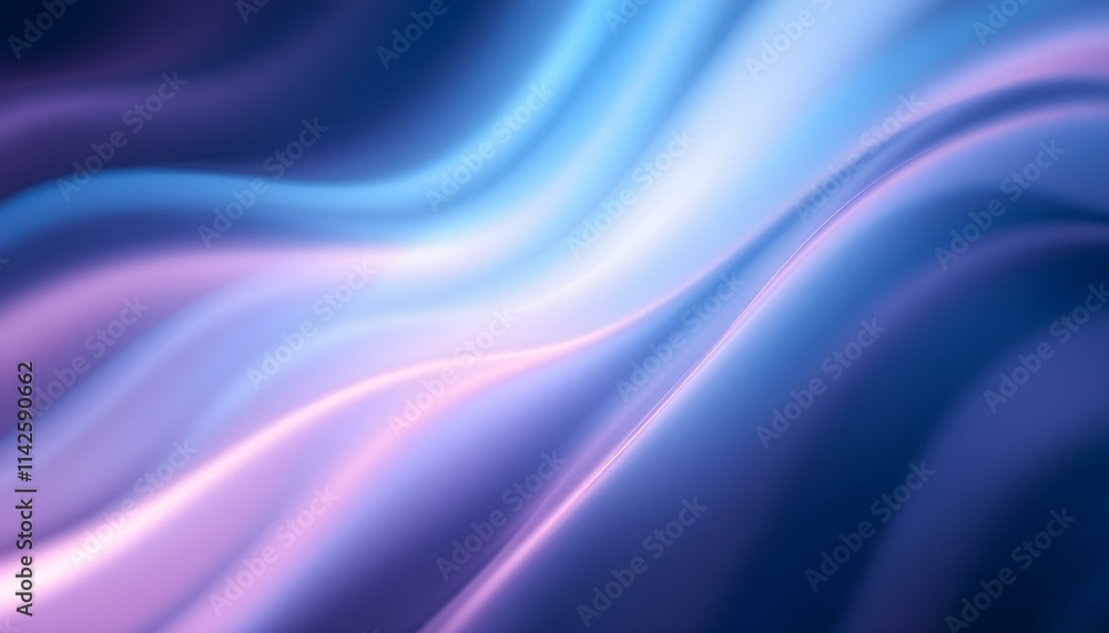 Poster abstract soft blue wave background. 3d blue background with blue lines curved wavy sparkle with copy