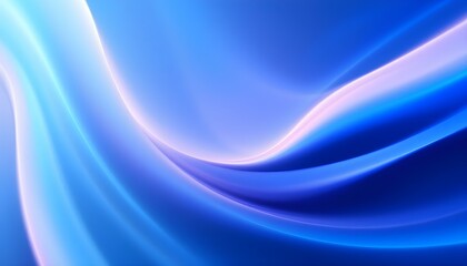 Obraz premium Abstract soft blue wave background. 3D blue background with blue lines curved wavy sparkle with copy space for text. Gradient blue background. Abstract soft blue wave background.