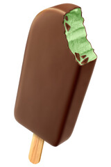 Mint Popsicle with Crunchy Chocolate Skimo Bites