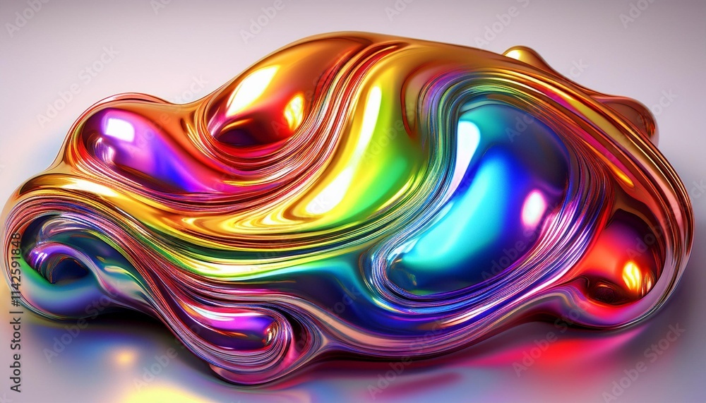 Canvas Prints abstract colorful background with circles