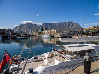 Landscape View of the Harbour in Cape Town