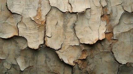 Fototapeta premium Abstract Texture Of Tree Bark Showing Cracks And Flakes