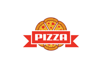 italian pizza restaurant logo design