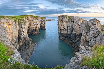 An aerial view of Bandar Al Khairan, Beautiful landscape with mountains and sea. Most popular place for vacation, holiday and adventure. best tourist spot near the Muscat for traveler. Oman.