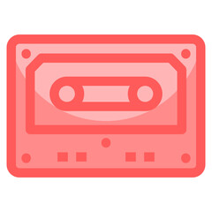 Obraz premium Tape Cassette Icon For Design Element
