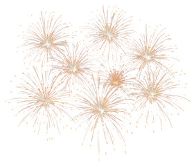 PNG Fireworks night celebration pyrotechnic.