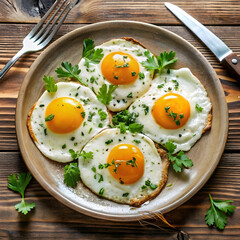 fried eggs