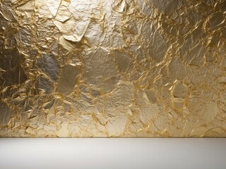 the gold leaf for the background and textures