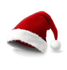 santa hat isolated on white