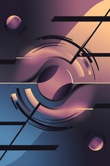 Color gradient shadows and light effects background lens flares and circles design trendy simple fluid color gradient abstract background with dynamic straight shadow line effect
