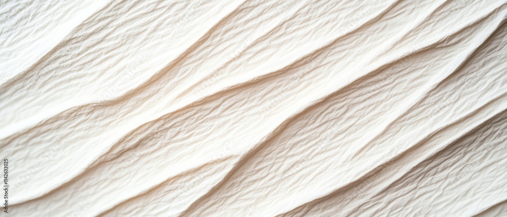 Poster abstract white texture with soft waves, perfect for backgrounds or design elements.