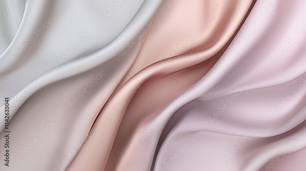 Poster smooth gradient background with delicate shades of soft fabric texture
