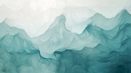Obraz premium Elegant Teal Gradient Wallpaper with Soft Flowing Shades and Textures