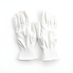 gloves isolated on white