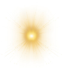 PNG Gold spotlight ray effect background explosion starburst.