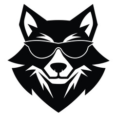 a dog illustration, white background,