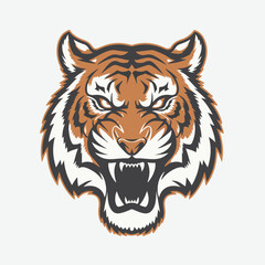 Wild Tiger Animal Vactor Art