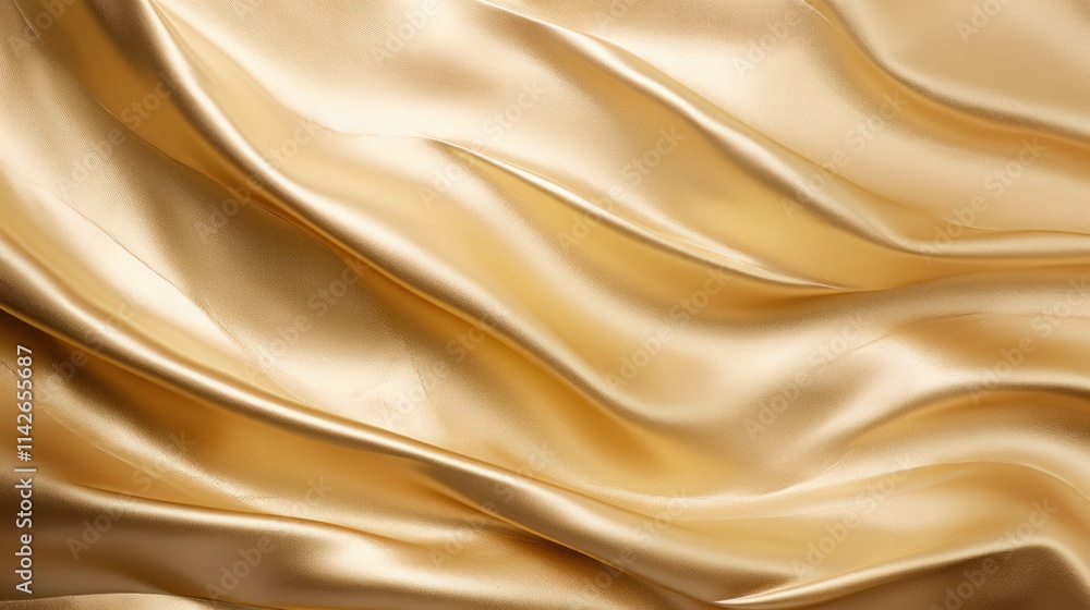 Poster a textured gold foil background with a blend of matte and shiny areas, featuring an array of organic