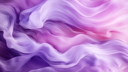 Fototapeta premium Abstract Purple and Lavender Fabric Waves