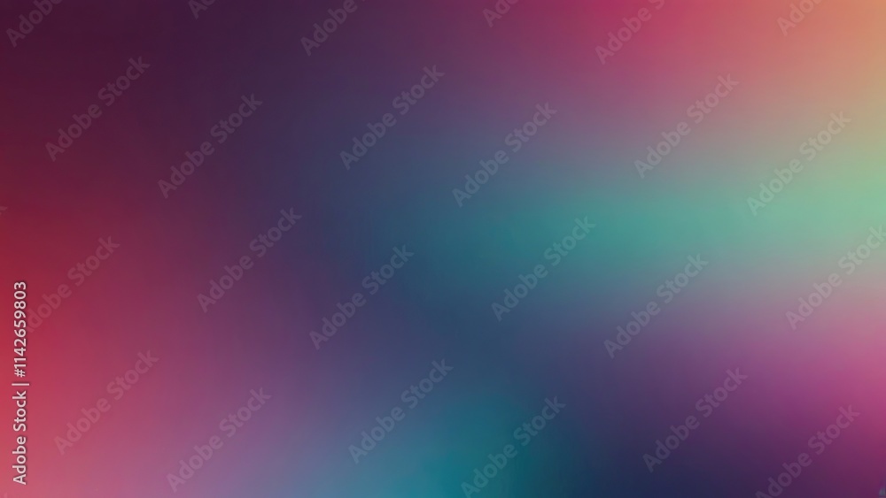 Poster vibrant multicolor gradient with soft glowing particles and abstract bokeh.