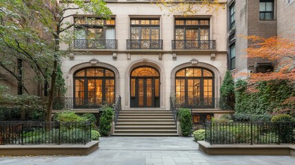 Elegant Upper East Side Townhouse in Autumn