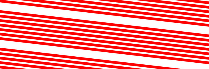 Abstract Seamless geometric Horizontal striped pattern with red and white stripes. Editable template. Simple repeat ornament. Vector illustration. eps 10