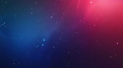 Naklejka premium Abstract Cosmic Nebula Blue Pink Gradient Background
