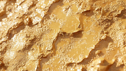 Obraz premium Golden Mud Abstract Texture Background