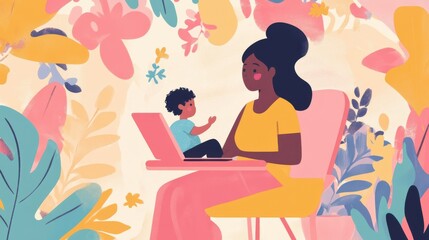 Online communities provide support for modern parents.