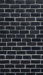 Black brick wall texture, brick surface as background, pop-art. isolated with white highlights