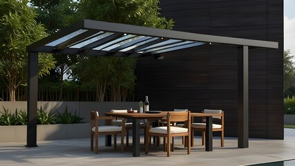 Obraz premium table and chairs