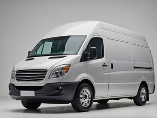 A van photographed at a 45-degree front angle