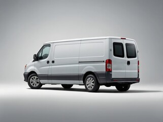 Fototapeta premium A side-profile shot of a van