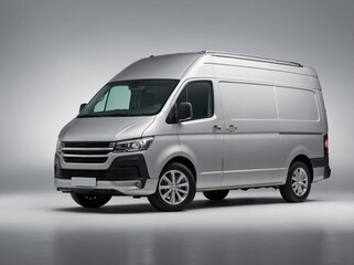 A van photographed at a 45-degree front angle