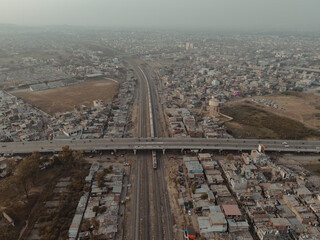 view of railway bridge