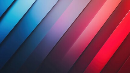 Obraz premium Abstract Diagonal Stripes of Blue Red and Purple Hues