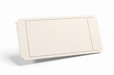 Blank for a ticket layout.