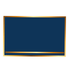 Luxury Card Design Gold and Blue Background