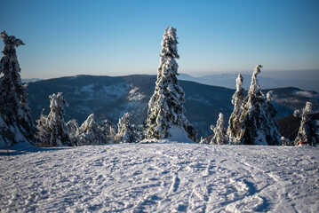 Pilsko Ski Resort, located on the border of Slovenia and Poland, offering scenic slopes and views