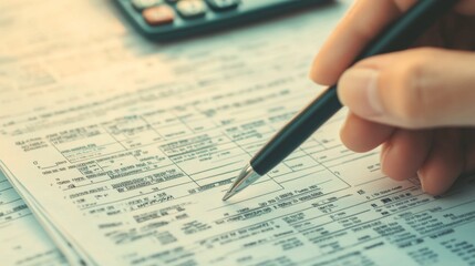 Obraz premium Professional Tax Assistance in a Financial Office