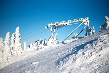 Pilsko Ski Resort, located on the border of Slovenia and Poland, offering scenic slopes and views