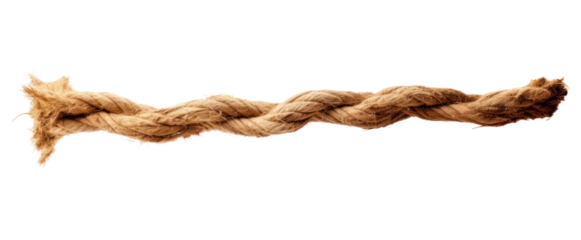 PNG Frayed rope white background durability strength.